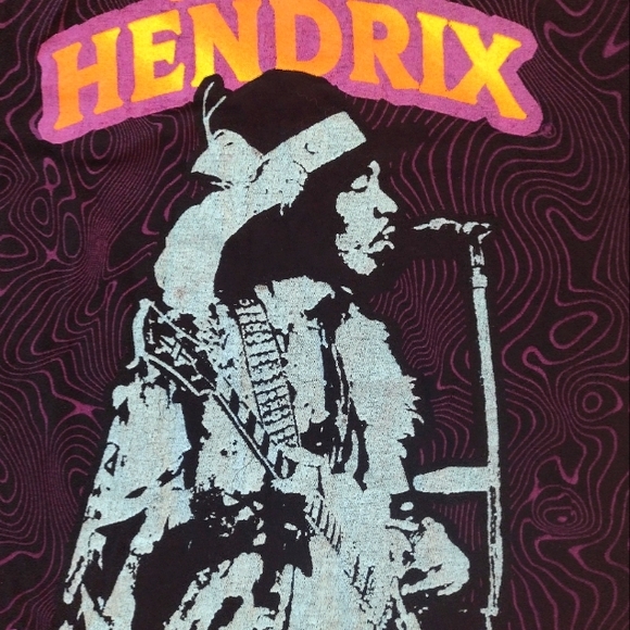 JIMI HENDRIX VOODOO CHILD Psychodelic Concert 100% Cotton GRAPHIC TEE!! - Picture 3 of 4